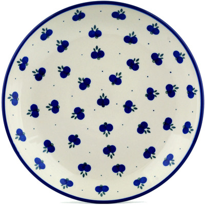 Polish Pottery Dinner Plate 10&frac12;-inch Wild Blueberry
