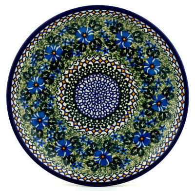 Polish Pottery Dinner Plate 10&frac12;-inch Wild Diamonds UNIKAT