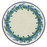 Polish Pottery Dinner Plate 10&frac12;-inch Wildflower Wreath