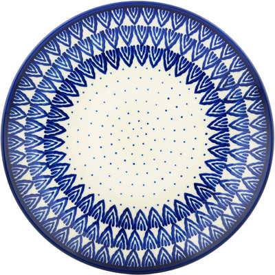 Polish Pottery Dinner Plate 10&frac12;-inch Winter Solstice