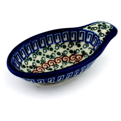 Polish Pottery Dish for Pits 4&quot; Grecian Sea