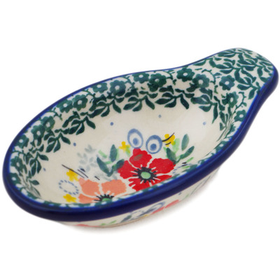 Polish Pottery Dish for Pits 4&quot; Summer Joy UNIKAT