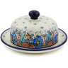 Polish Pottery Dish with Cover 6&quot; Autumn Bunch UNIKAT