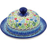 Polish Pottery Dish with Cover 6&quot; UNIKAT