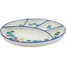 Polish Pottery Divided Dish 10&quot; Polish Country