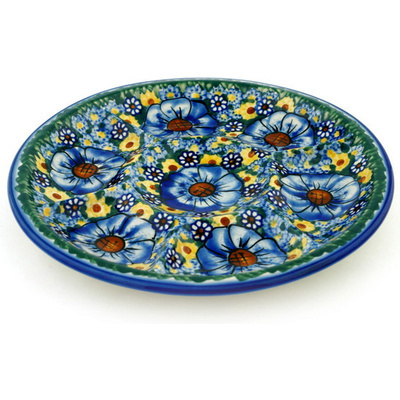 Polish Pottery Divided Dish 10&quot; UNIKAT