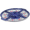 Polish Pottery Divided Dish 14&quot; Burst Of Berries