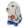 Polish Pottery Dog Figurine 4&quot; Cardinal&#039;s Home UNIKAT
