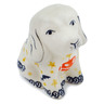 Polish Pottery Dog Figurine 4&quot; Harvest Haunt