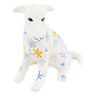 Polish Pottery Dog Figurine 4&quot; Snow Is Falling