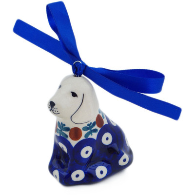 Polish Pottery Dog Ornament 3&quot; Mosquito