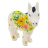 Polish Pottery Donkey Figurine 5&quot; Bright Spring UNIKAT
