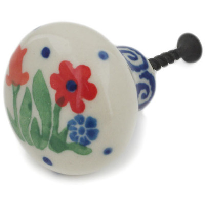 Polish Pottery Drawer knob 1-1/2 inch Babcia&#039;s Garden