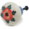 Polish Pottery Drawer knob 1-1/2 inch Cherry Blossoms