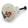 Polish Pottery Drawer knob 1-1/2 inch Floating Flowers