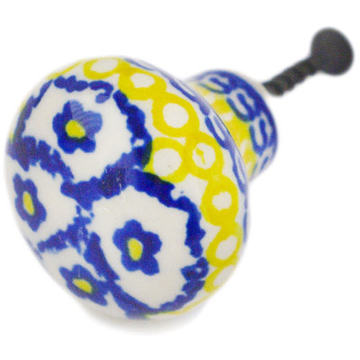 Polish Pottery Drawer knob 1-1/2 inch Happy Days