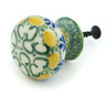 Polish Pottery Drawer knob 1-3/8 inch Autumn Wheatfields