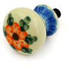 Polish Pottery Drawer knob 1-3/8 inch Cherry Blossoms