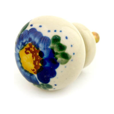 Polish Pottery Drawer knob 1-3/8 inch