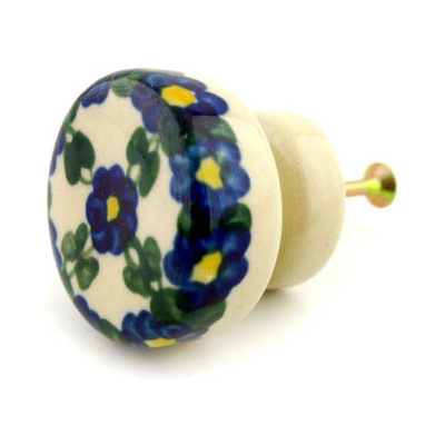 Polish Pottery Drawer knob 1-3/8 inch