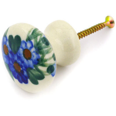 Polish Pottery Drawer knob 1-3/8 inch