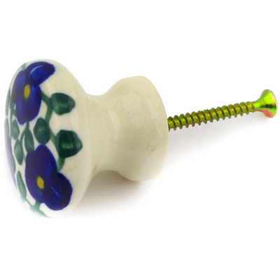 Polish Pottery Drawer knob 1-3/8 inch