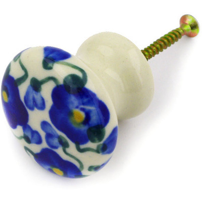 Polish Pottery Drawer knob 1-3/8 inch