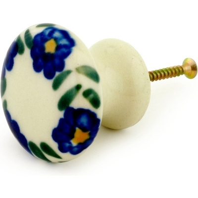 Polish Pottery Drawer knob 1-3/8 inch