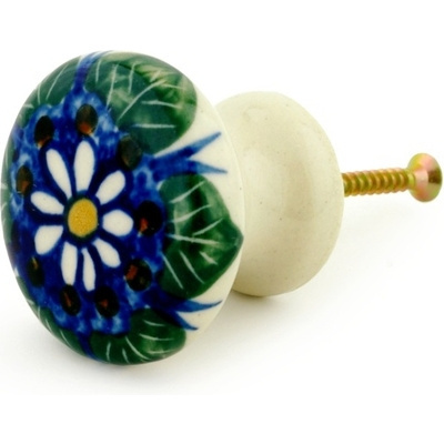 Polish Pottery Drawer knob 1-3/8 inch