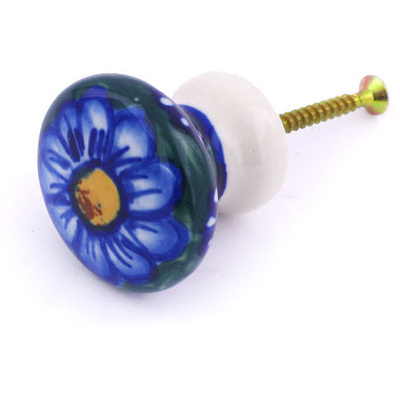 Polish Pottery Drawer knob 1-3/8 inch UNIKAT