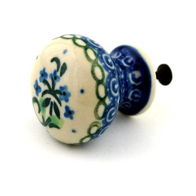 Polish Pottery Drawer knob 1-3/8 inch UNIKAT