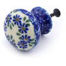 Polish Pottery Drawer knob 1-3/8 inch Wildflower Garland