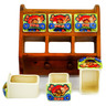 Polish Pottery Drawer Set with Hangers 10&quot; Bright Beauty UNIKAT