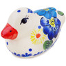 Polish Pottery Duck Figurine 4&quot; Endless Summer UNIKAT