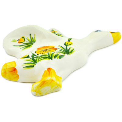 faience Duck Figurine 7&quot; Petite