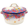 Polish Pottery Dutch Oven 8-inch Autumn Perfection UNIKAT