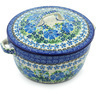 Polish Pottery Dutch Oven 8-inch Morning Glory UNIKAT