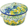 Polish Pottery Dutch Oven 8-inch Peaceful Garden UNIKAT