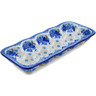 Polish Pottery Egg Crate 11&quot; Frosted Bouquet UNIKAT