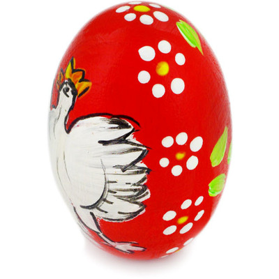 Wood Egg Figurine 2&quot; Eagle UNIKAT