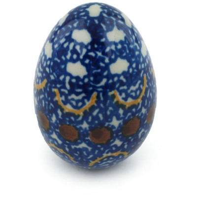 Polish Pottery Egg Figurine 2&quot; Odysseus
