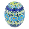 Polish Pottery Egg Figurine 6&quot; Life&#039;s A Breeze UNIKAT