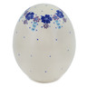 Polish Pottery Egg Figurine 6&quot; The Floral Wish