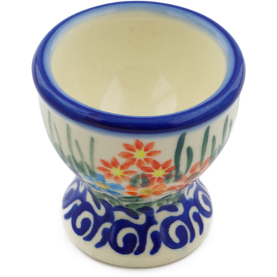 Polish Pottery Egg Holder 2&quot; Blissful Daisy