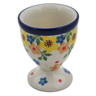 Polish Pottery Egg Holder 2&quot; Country Spring