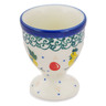 Polish Pottery Egg Holder 2" Egg Hunt
