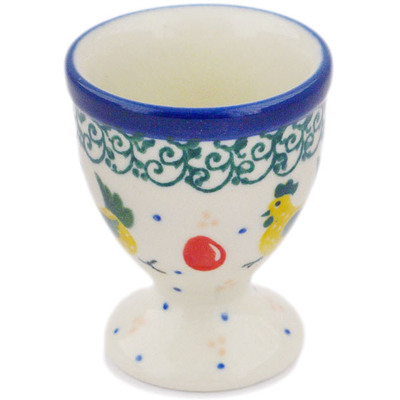 Polish Pottery Egg Holder 2" Egg Hunt