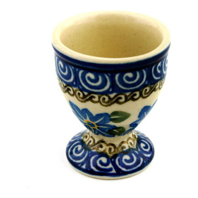 Polish Pottery Egg Holder 2&quot;