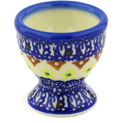 Polish Pottery Egg Holder 2&quot; UNIKAT