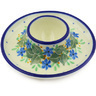 Polish Pottery Egg Holder 4" Aster Wreath